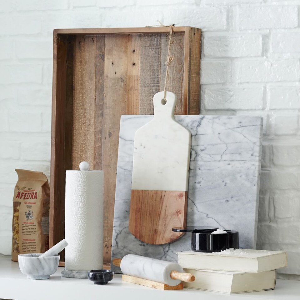 Marble Paper Towel Holder West Elm UK